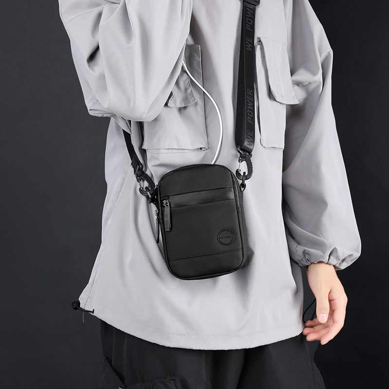 Men's Waterproof Nylon Crossbody Bag