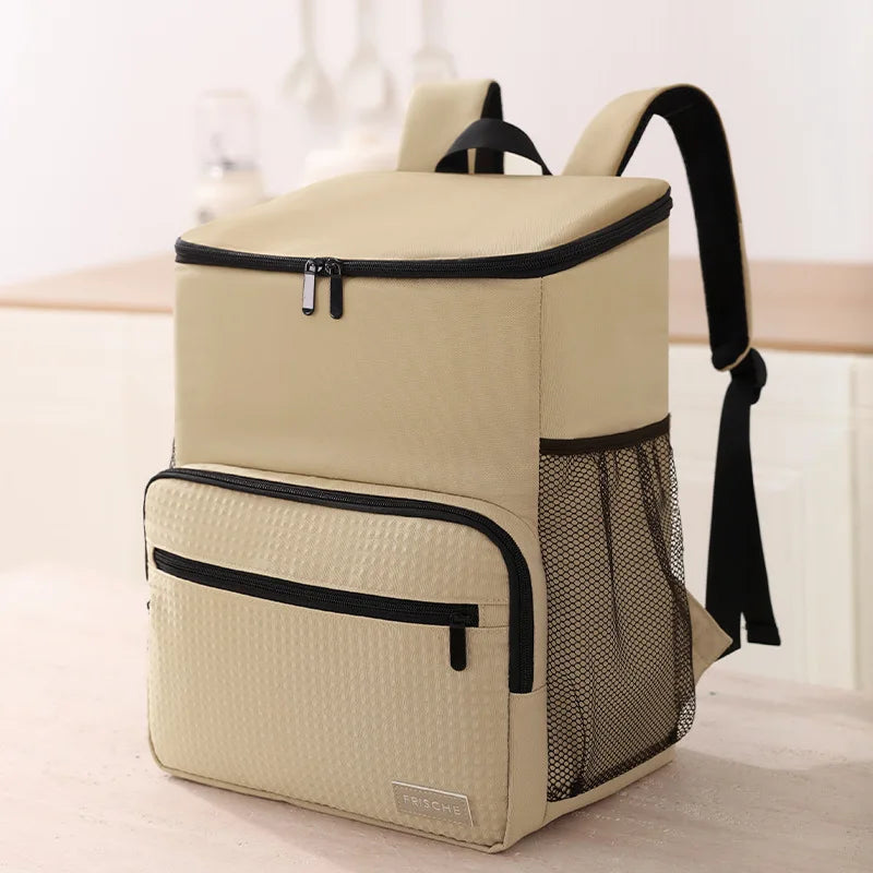 Outdoor cooler backpack with PEVA Lining