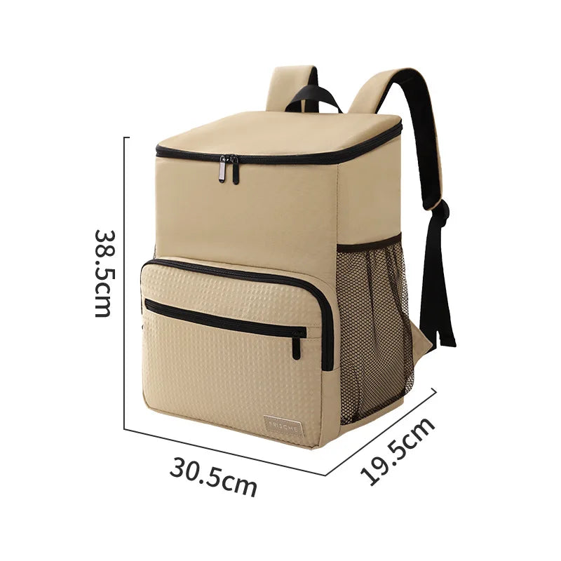 Outdoor cooler backpack with PEVA Lining