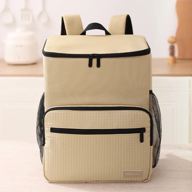 Outdoor cooler backpack with PEVA Lining